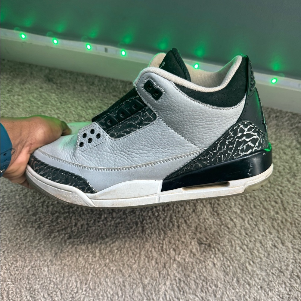 Jordan Black and Gray Sneakers